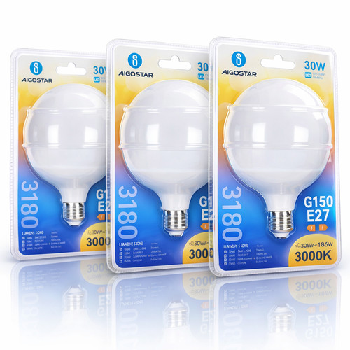 Aigostar lampadina globo - globo, led