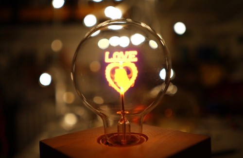 Lampada glimm g80 love - glimm, e27