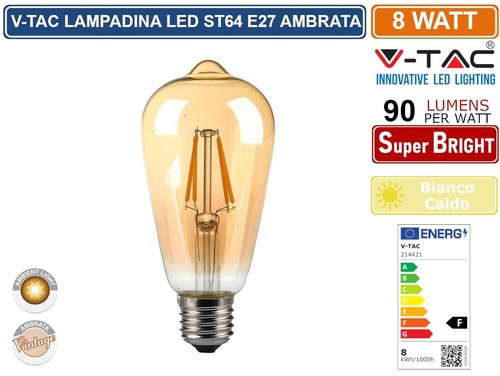 Tac 1968 lampadina led - v-tac, vt-1968