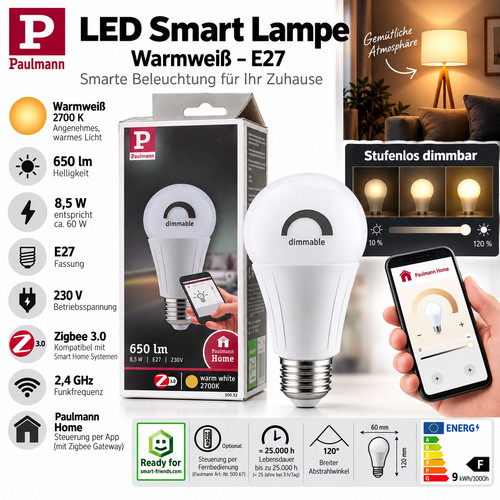 Paulmann smart led e27 - smart,