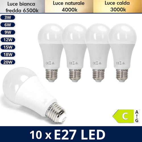 E27 led lampadine 3w - e27, 4