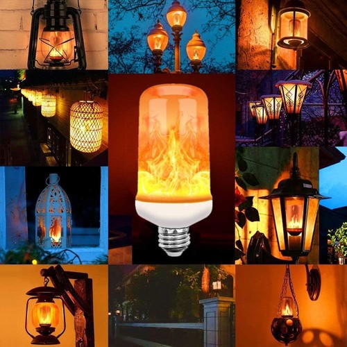 Lampada led effetto fiamma - led,