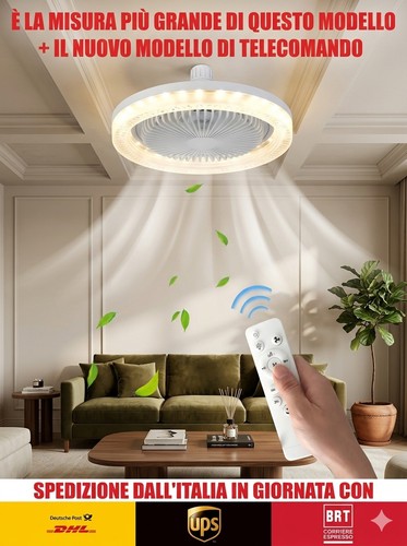 Ventilatore soffitto led - da,
