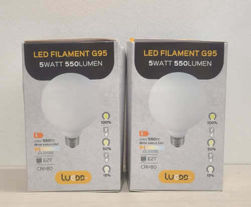 E27 lampada led - 2x,