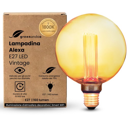 Greenandco lampadina alexa e27 - greenandco,