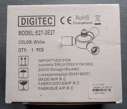 Digitec e27 3e27 adattatore - digitec,